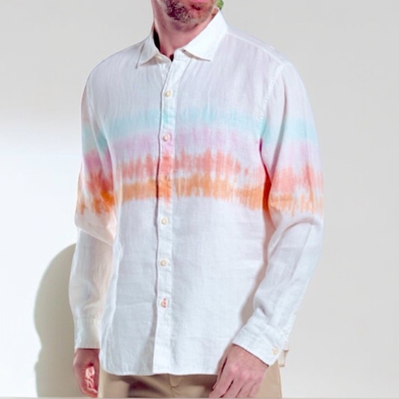 Tommy BahamaSunrise Tides Linen Button-Front Shirt